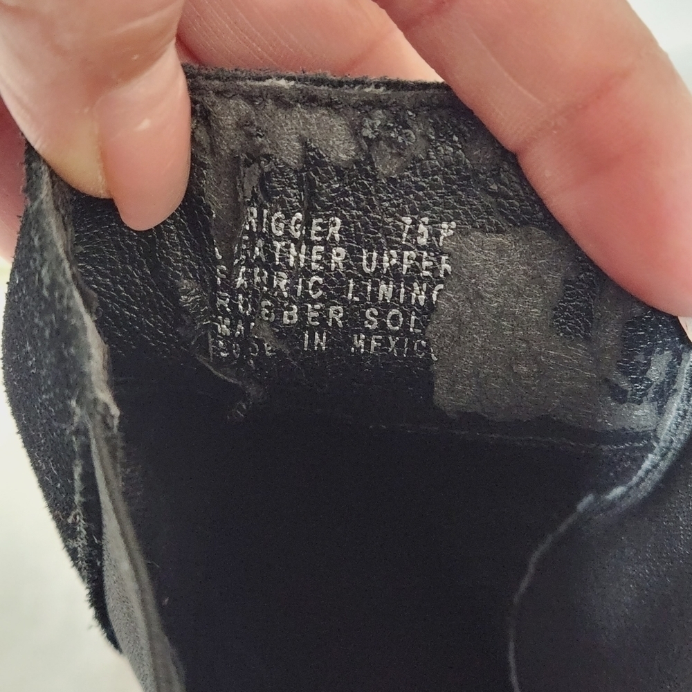 Steve Madden Chelsea Boots Black Leather Women Sz: 7.5 - Picture 12 of 12